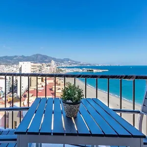 Fuengirola. Bonito En Paseo Marítimo. Espectaculares Vistas Al Mar. Primera Línea Apartamento Fuengirola